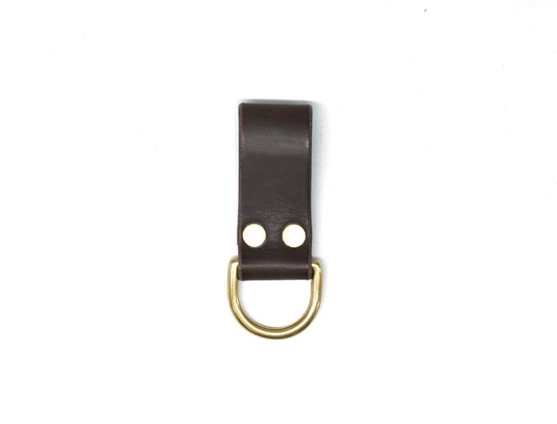 Leder-Schlaufe mit D-Ring für Hundeführergürtel